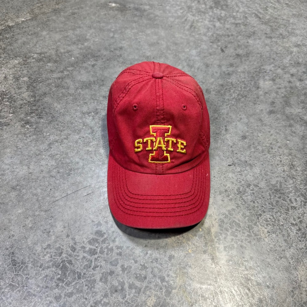 Top of the World Hat Unisex OS Red Iowa State Cyclones Strapback Dad Cap NCAA